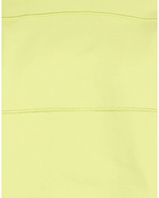 Sunnei Yellow Sweatshirt Organic Cotton