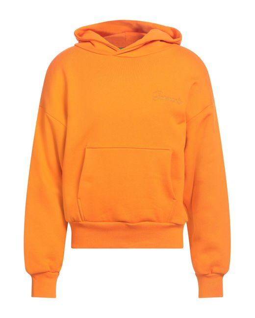 GARMENT WORKSHOP Orange Sweatshirt for men