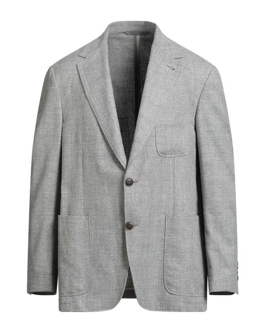 Canali Gray Blazers for men