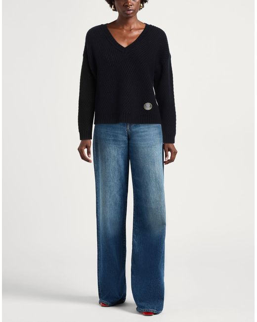 ARMANI EXCHANGE Blue Sweater Wool, Polyamide