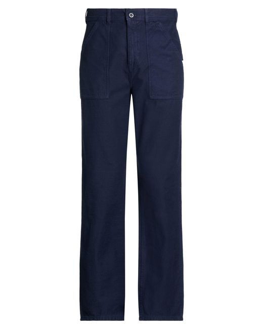 Stan Ray Blue Pants Cotton for men