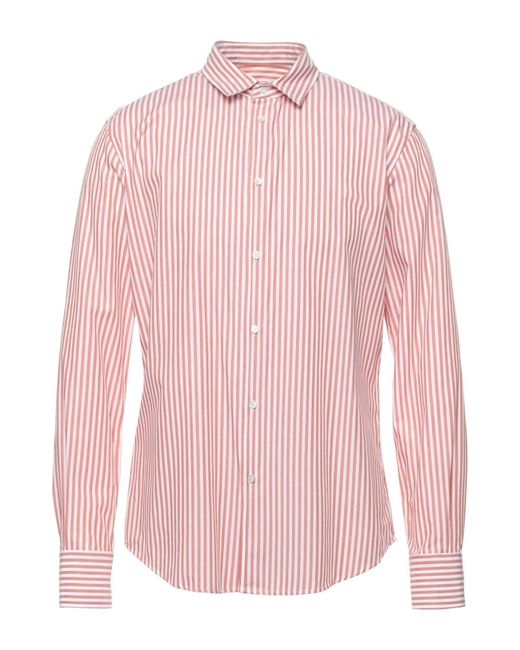 Tom Rebl Pink Shirt Cotton for men