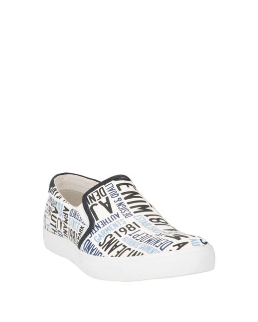 Armani Jeans White Trainers for men