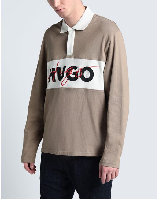 HUGO Gray Polo Shirt for men