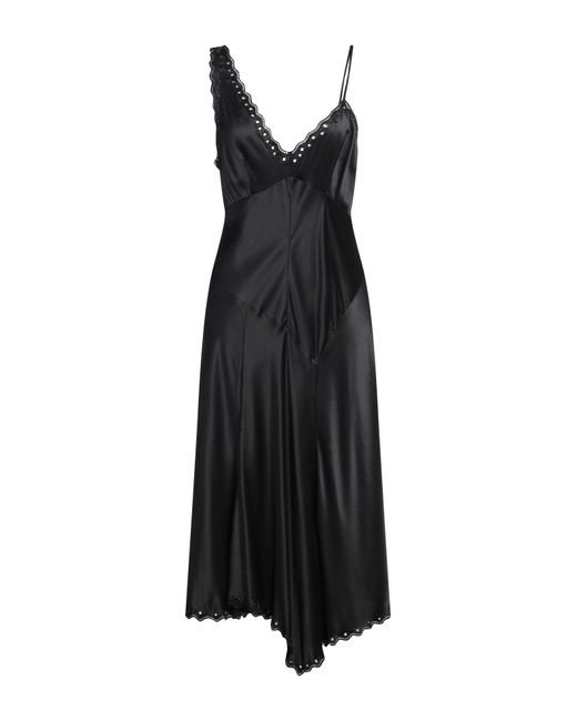 Isabel Marant Black Midi-Kleid