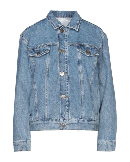 Sandro Blue Denim Outerwear