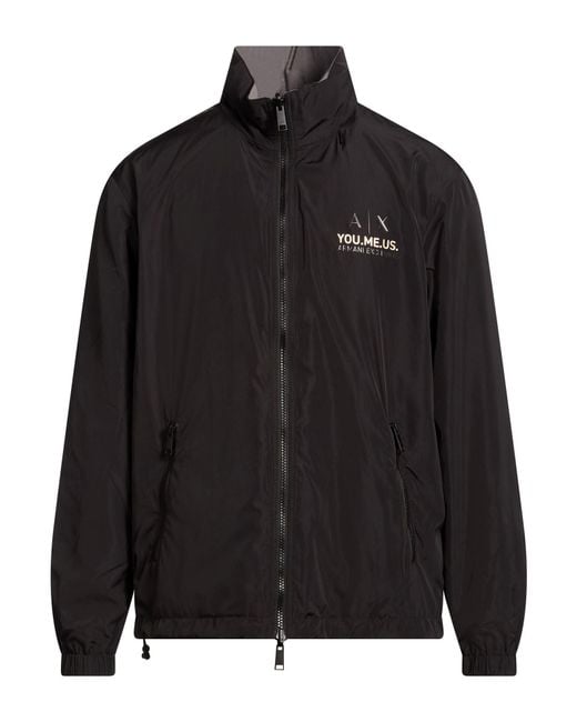 ARMANI EXCHANGE Black Jackets for men