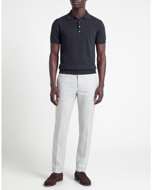 Daniele Fiesoli Blue Polo Shirt for men