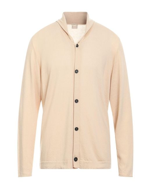 Massimo Alba Strickjacke in Natural für Herren