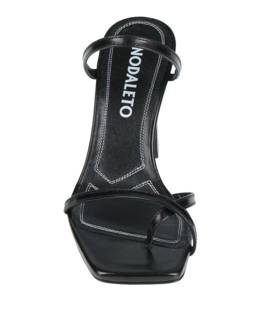 Sandalias de dedo NODALETO de color Black