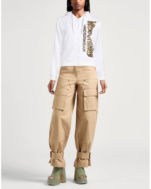 Moschino White Sweatshirt