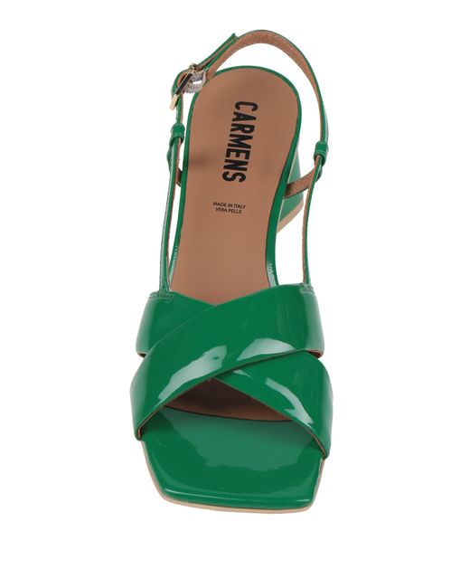 Carmens Green Sandale