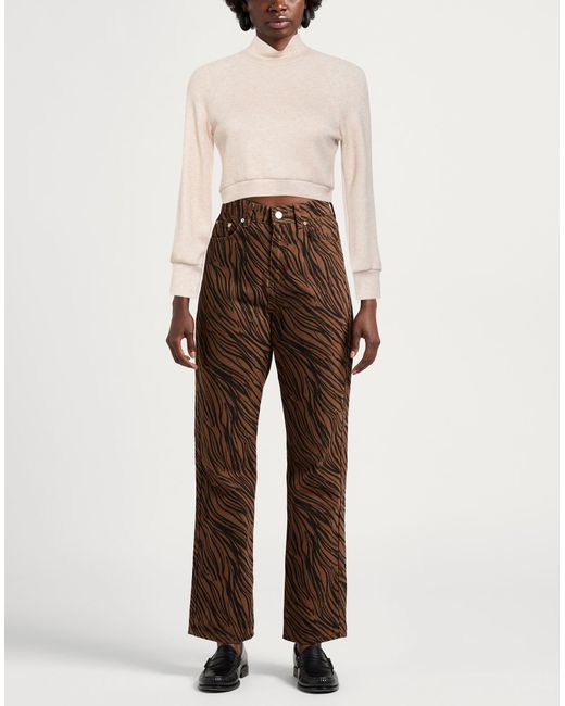 Haveone White Turtleneck Viscose, Polyester, Nylon