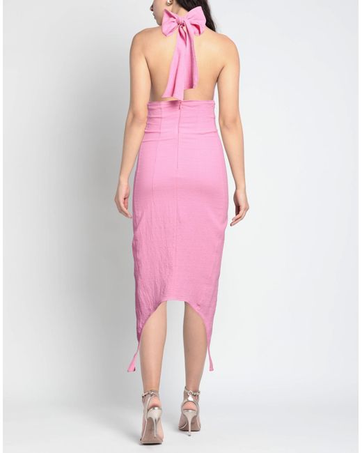 Patou Pink Midi-Kleid