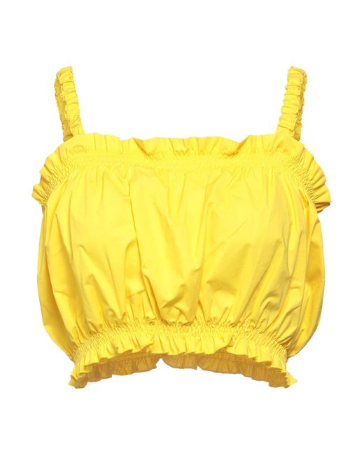 Peperosa Yellow Top Cotton, Elastane