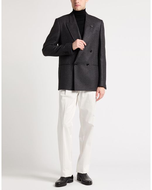 Lardini Black Blazer Wool for men