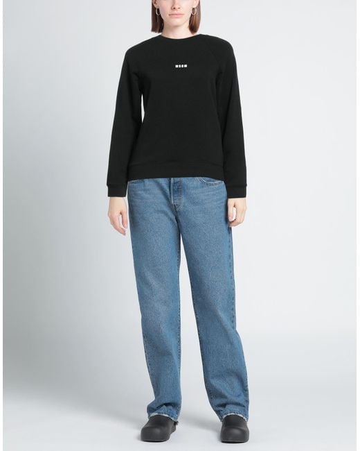 MSGM Black Sweatshirt