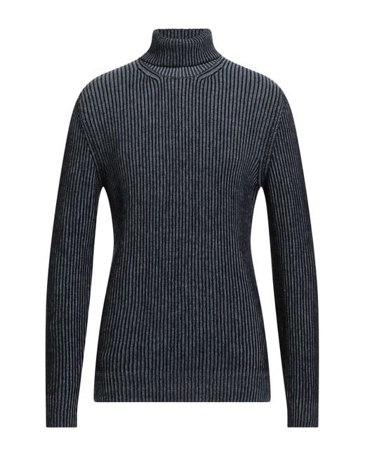 Tagliatore Blue Turtleneck for men