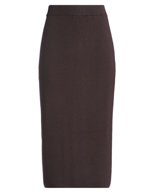 Kontatto Brown Midi Skirts
