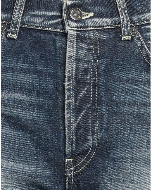 Dondup Blue Denim Shorts Cotton