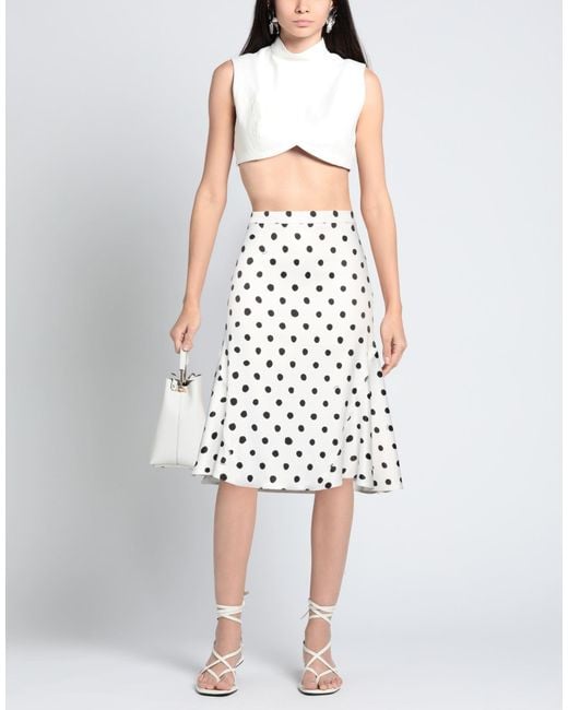 Marni White Midi Skirt