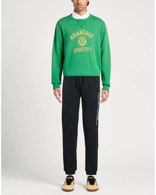 EA7 Black Pants Cotton for men