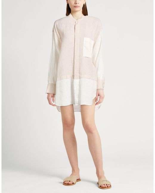 Moorer White Shirt Linen