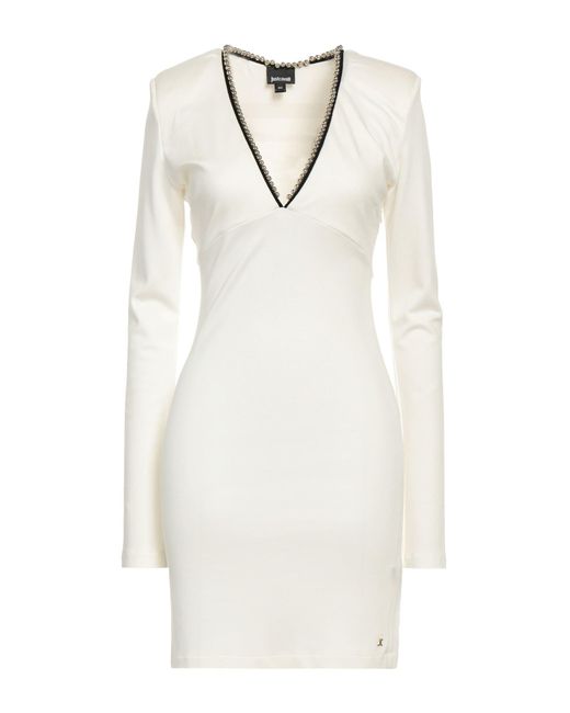 Just Cavalli White Mini Dress