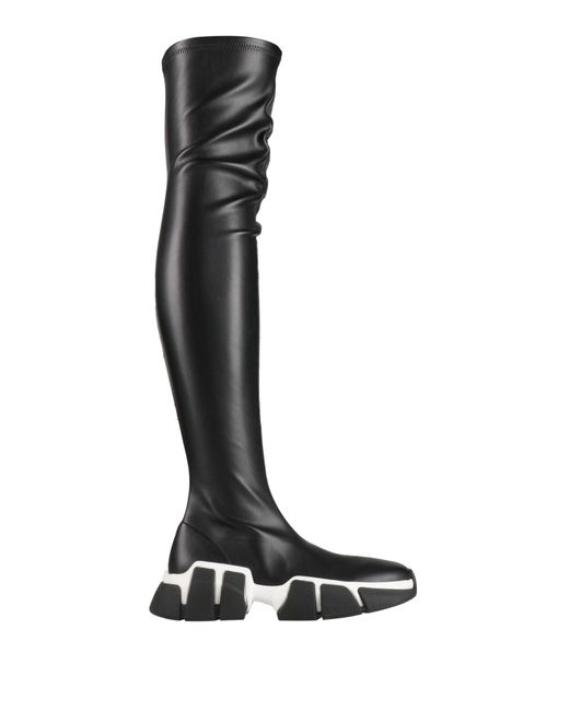 Vic Matié Black Boot Textile Fibers