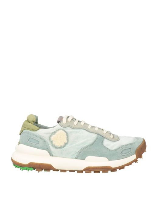 Satorisan White Sky Sneakers Leather, Textile Fibers