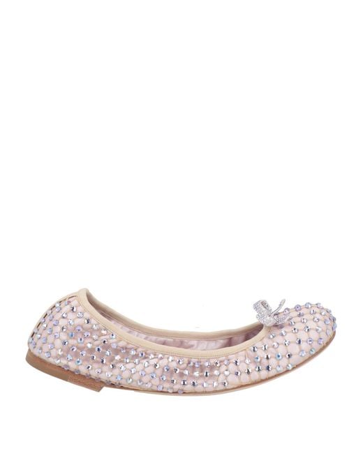 Rene Caovilla Pink Ballerina