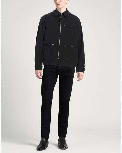 Aspesi Black Jacket Polyester for men