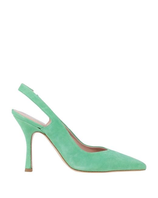 ERMANNO FIRENZE Green Pumps