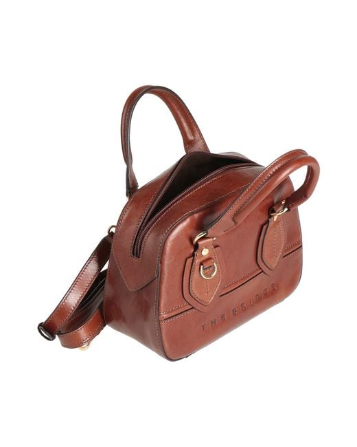 The Bridge Red Handbag Leather