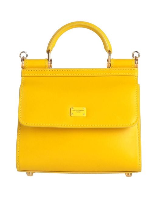 Bolso de mano Dolce & Gabbana de color Amarillo | Lyst