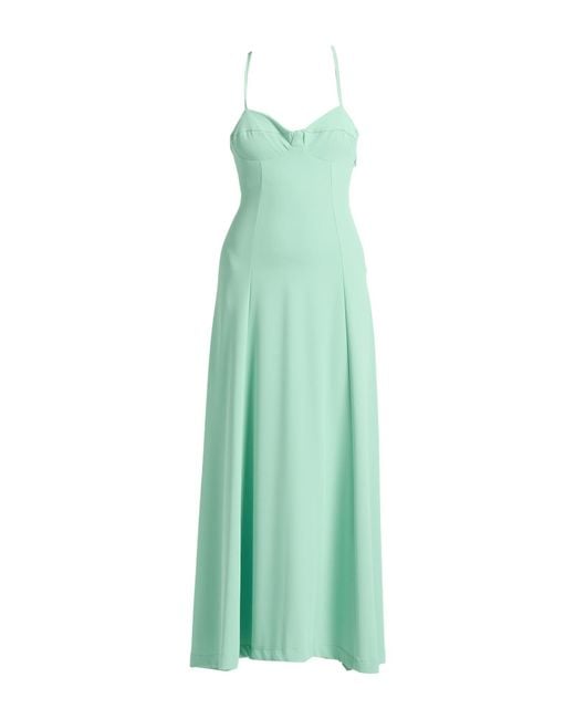 Haveone Green Light Maxi Dress Polyester, Elastane
