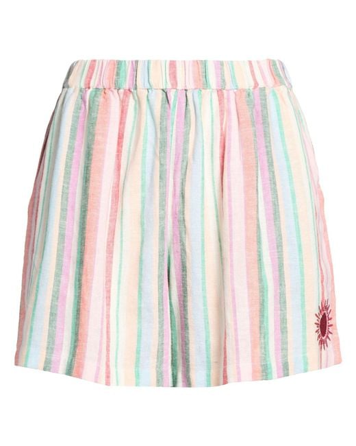 ARIZONA LOVE White Shorts & Bermuda Shorts Linen, Cotton
