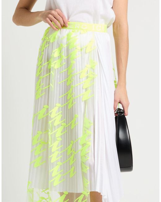 Iceberg Yellow Midi Skirt Polyester