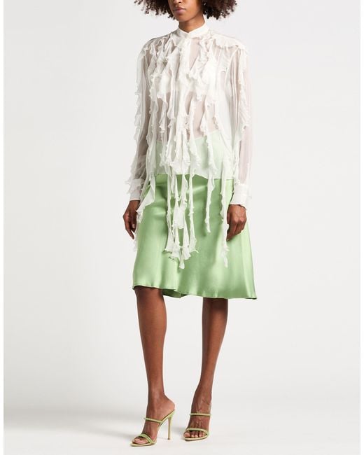 Ermanno Scervino White Shirt Silk