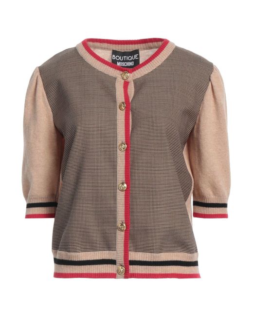 Boutique Moschino Brown Cardigan