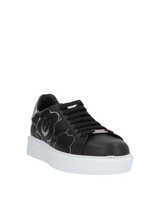 Pollini Black Sneakers Leather