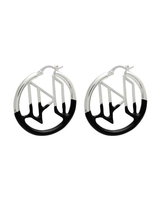 Karl Lagerfeld Metallic Earrings