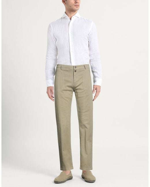Bikkembergs Natural Pants Cotton, Elastic Fibres for men