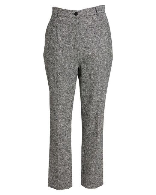 Dolce & Gabbana Gray Light Pants Virgin Wool, Elastane