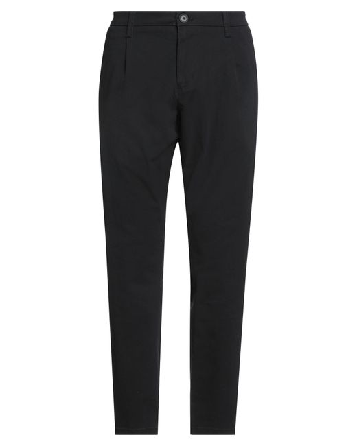 Only & Sons Black Pants Cotton, Recycled Cotton, Elastane for men