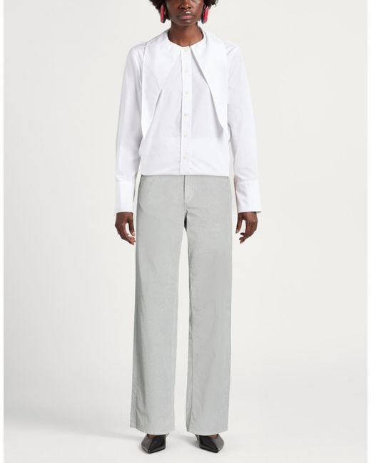 Department 5 Gray Pants Cotton, Elastane