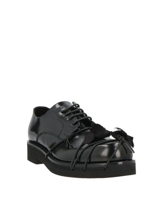 N°21 Black Lace-Up Shoes Leather