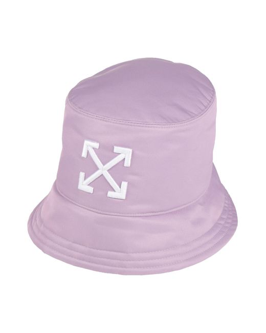 Off-White c/o Virgil Abloh Purple Arrows Recycled Bucket Hat
