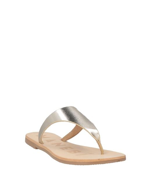 Manebí Natural Thong Sandal