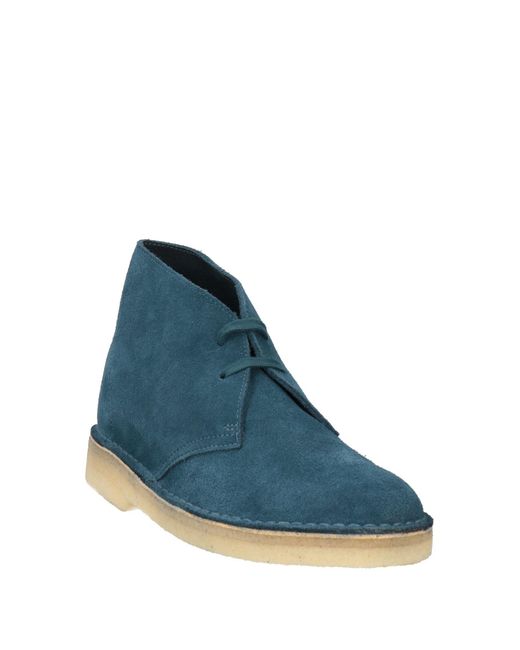 Clarks Blue Ankle Boots